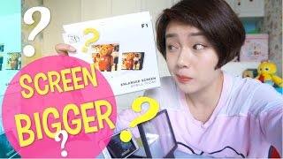 開箱實測一秒把手機螢幕變大的追劇神器好用嗎？ Phone Screen Enlarger Review  沛莉 Peri [upl. by Raquel30]