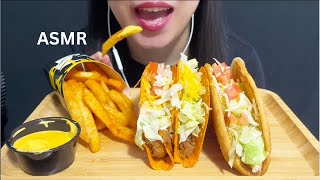 ASMR TACO BELL NACHO FRIES DORITOS LOCOS TACOS amp CHALUPA CHICKEN SUPREME EATING SOUND [upl. by Tterag]