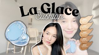 รีวิวคุชชั่นลากลาส  LA GLACE STARRY MAJESTY GLOW CUSHION  mayRai [upl. by Nahguav]