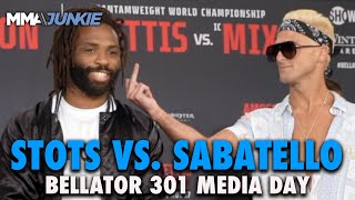 Raufeon Stots Danny Sabatello Media Day Conversation Faceoff and Insultathon  Bellator 301 [upl. by Kaplan18]