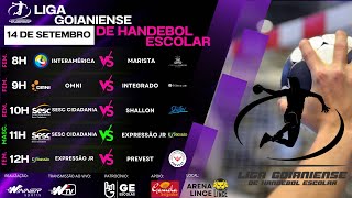 LIGA GOIANIENSE DE HANDEBOL ESCOLAR  SUB15 FEMININA 2024 SUB15 MASCULINA 2024 14 DE SETEMBRO [upl. by Lleddaw]