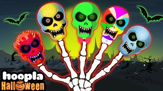 Skeleton Emotions Finger Family  Halloween Songs For Children by TeeHeeTown [upl. by Yllil25]