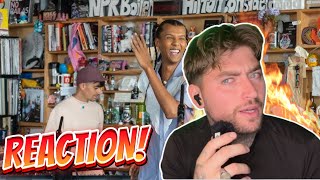 STROMAE  Alors on danse tiny desk concert REACTION [upl. by Rockwell198]