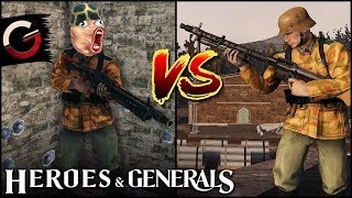 MG42 vs MG34 Which German WW2 Light Machine Gun is better  Heroes amp Generals Gameplay [upl. by Templeton247]