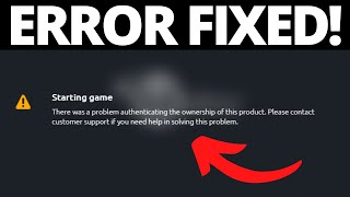 Fix Theres Was A Problem Authenticating The Ownership Of This Product Rainbow Six Siege [upl. by Annoyed]