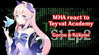 S1 Ep2  MHA react to Teyvat Academy  МГА реагирует на Академию Тейват [upl. by Aline82]