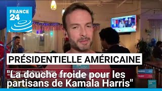 Présidentielle américaine  quotCest la douche froide pour les partisans de Kamala Harrisquot [upl. by Oicnevuj134]