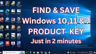 How to Find Windows 10 Product Key License Windows 11 [upl. by Yelrac997]