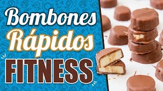 POSTRES FÁCILES y RÁPIDOS  Cómo hacer bombones de chocolate saludables [upl. by Nired]