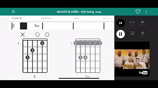 Tutorial Akordy Negativ Daša Fox swing [upl. by Gathers777]