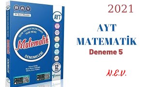 TOPRAK YAYINLARI AYT MATEMATİK 5DENEME ÇÖZÜMLERİ  130 [upl. by Joni]