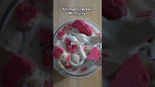 Ninja Creami Ice Cream Recipe 😋 Animal Cracker McFlurry protein healthy diet shorts [upl. by Ytsur]