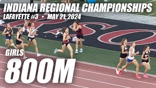 800M  2024 Girls  Regional 3 Lafayette  Ciara Kepner [upl. by Seek767]