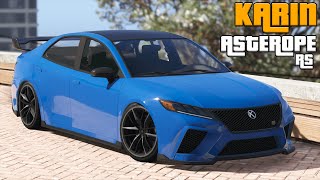 Karin Asterope RS Toyota Camry TRD  GTA V Lore Friendly Car Mods  PC [upl. by Daffy]