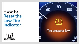 How to Reset the LowTire Pressure Indicator [upl. by Marie-Ann]