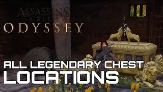 Assassins Creed Odyssey ALL LEGENDARY CHEST LOCATIONS [upl. by Aimej904]