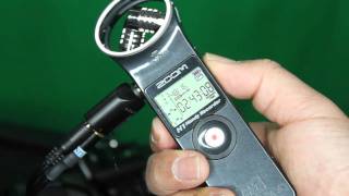 Zoom H1 as the microphone for Panasonic GH2 [upl. by Decca246]