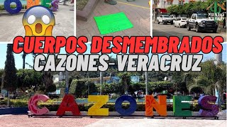 Video quotAsí fue como sicarios del Grupo Sombra abandonan restos humanos en Cazones Veracruzquot [upl. by Adlez]