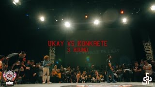 Ukay vs Konkrete  Exhibition Battle Pt 2  EBS KRUMP WORLD CHAMPIONSHIP 2016 [upl. by Esmeralda5]