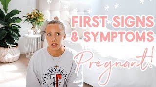 Symptoms of Pregnancy FIRST WEEKS Signs to look out forHow I knew [upl. by Sidoon]