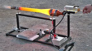 Model Pulse Jet Engine Test [upl. by Arvid]