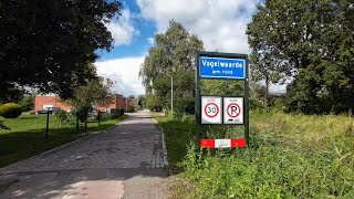 Cycle route from Hulst shopping centre to Vogelwaarde through the polders [upl. by Socram555]