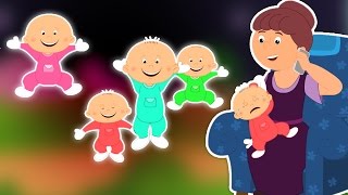 Cinq petits Bébés en  Cartoon pour les enfants  vidéo éducatif  Popular Comptine [upl. by Gwenneth]