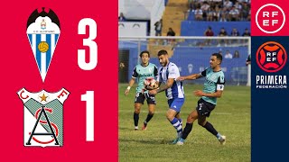 Resumen PrimeraFederación  CD Alcoyano 31 Atlético Sanluqueño CF  Jornada 1 Grupo 2 [upl. by Yllaw]