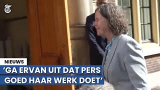 PVV’er Marjolein Faber loopt weg na vraag ‘Ga ik niet meer over beginnen’ [upl. by Dikmen942]