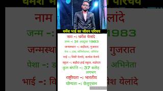 DHARMESH YELANDE ka jivan Parichay  biography shorts [upl. by Boffa]