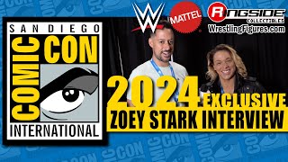 ZOEY STARK Interview w Ringside Collectibles  Mattel WWE San Diego ComicCon 2024 SDCC [upl. by Selim]