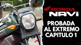 Honda NAVi 110 RESEÑA DEFINITIVA 2022  Manejo en Ciudad  Off Road  Carretera [upl. by Timofei185]