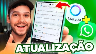 A MELHOR ATUALIZAÇÃO DO WHATSAPP AGORA TEM ATÉ INTELIGÊNCIA ARTIFICIAL [upl. by Kraus]