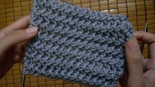 How to Knit Fishbone pattern  Xương cá đơn giản [upl. by Alyce]