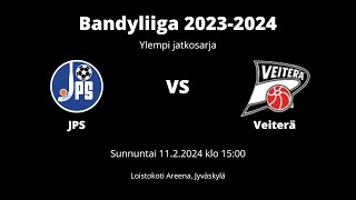 Bandyliiga 20232024 ylempi jatkosarja JPS  Veiterä [upl. by Eppesiug]