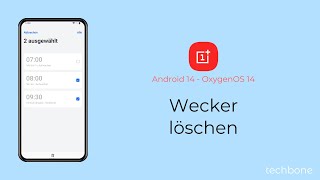 Wecker löschen  OnePlus Android 14  OxygenOS 14 [upl. by Dadelos]