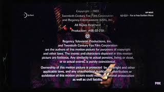 Wilmore FilmsRegency Television20th Century Fox Television 2003 FTS Fanfare 12 [upl. by Charles]