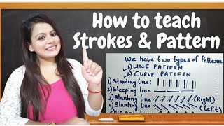 How to teach Strokes amp Curves to Kids  How to teach kids to write Pattern Writing for Nursery Kids [upl. by Myna]