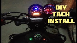 Bajaj Avenger Street 220  DIY Tachometer Install [upl. by Htebasyle]