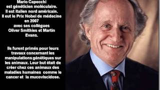 Mario Capecchi Prix Nobel de médecine en 2007 [upl. by Rehoptsirhc]