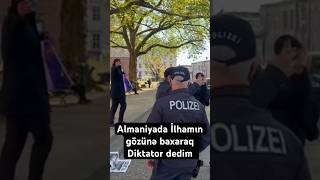 Almaniyada İlhamın qulağının dibinə Diktator dedim Bəylər dəli oldu😀 manaf diktatortv qabil [upl. by Anagrom]