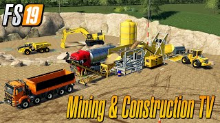 FS19 New Mining TP Map  BIG ROAD  Farming Simulator 19 Mods [upl. by Lareine270]