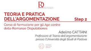 Teoria e pratica dellargomentazione  Step 2 [upl. by Fira]