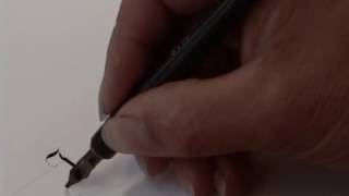 La calligraphie française  Tutoriel [upl. by Ecnarf]