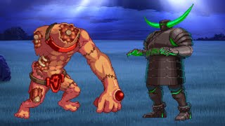 Goliath Vs Abyss  MONSTER MAYHEM MUGEN CLASH [upl. by Enitsirhc]