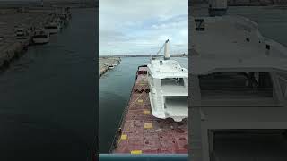 DEPARTURE SDS RED ARBATAX PORTO MANISA OGLIASTRA SARDEGNA PISU SEALIFE SHIPPING SHIP [upl. by Nahor]