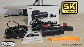 EUKI D900 DualChannel Dashcam 5K4K 60fps Unboxing and Review A Comprehensive Look [upl. by Flann]