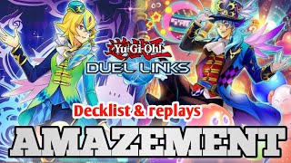 AMAZEMENT DECK PURE GREAT TRAPS FOR EVRYTHING IN RANKED DUEL YuGiOhDuel Links [upl. by Fita]