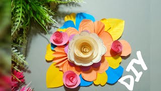 How to make Easy Paper Flowers DIY  Paper Craft Ideas Tutorial  2024 [upl. by Forsyth]