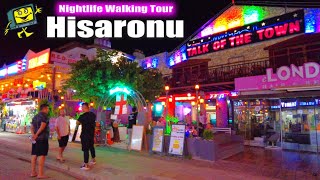 Hisaronu Nightlife Turkey  4K Walking Tour  June 2024 [upl. by Anniram]